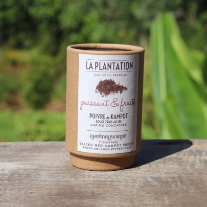 fresh salted red kampot pepper