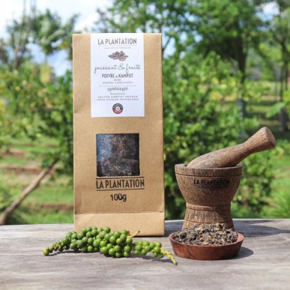 crushed fresh salted kampot pepper 100g
