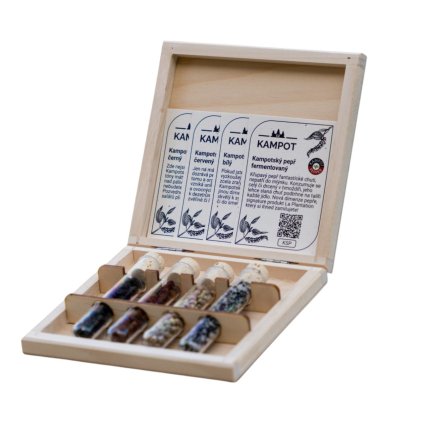 La Plantation degustační sada Kampotských pepřů (4x6g)