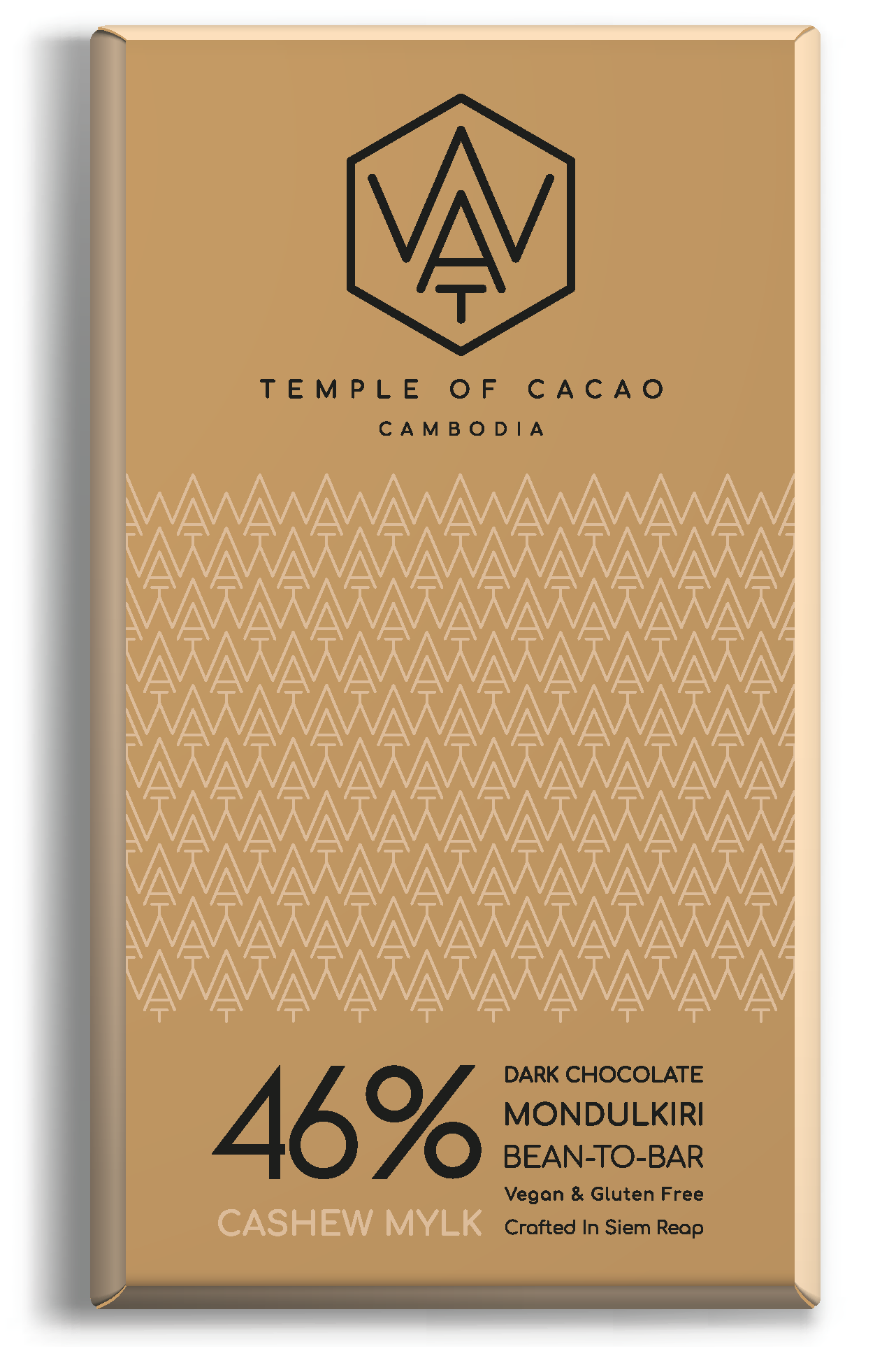 WAT Chocolate čokoláda z Kambodže 46% Cashew mylk 70g