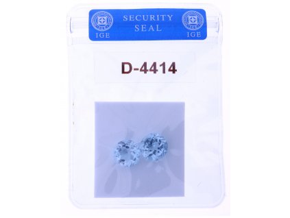 Pár přírodních Topazů- 5,22 a 4,48 ct