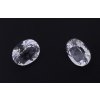 Pár přírodních Topazů, barva bílá 3,61 a 3,61 ct
