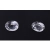 Pár přírodních Topazů, barva bílá 3,61 a 3,61 ct