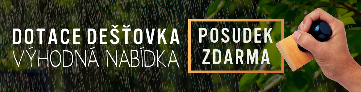 Dotace dešťovka
