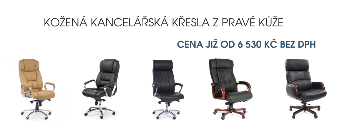 kožená kancelářská křesla