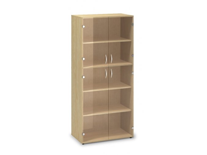 Kancelářská skříň Pro Office 80x45,8x178 cm 2M/3M sklo  + doprava ZDARMA