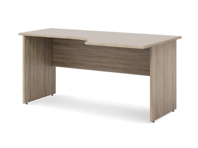 kancelarsky stul 160 90 Impress drevena podnoz pravy dub sonoma