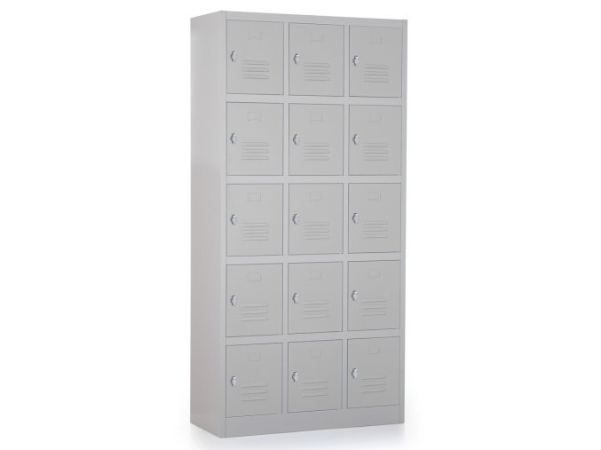 kovova satni skrin 15 boxu otocny ral 7035 seda