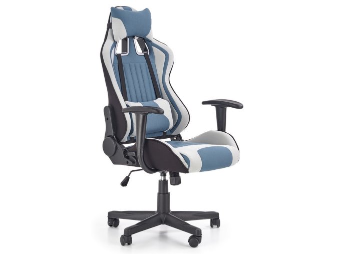 kancelarska zidle Kajman modra bila