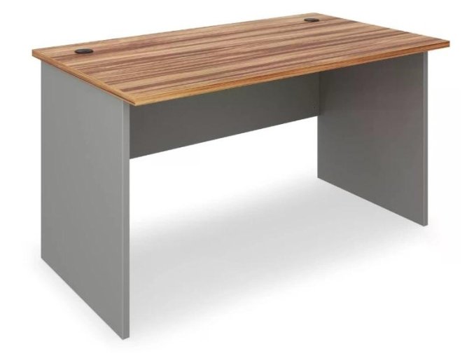 SimpleOffice stul 140 80 orech vlassky seda