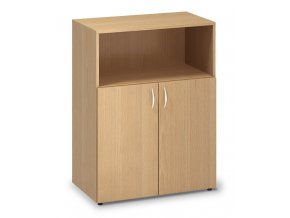 Kancelářská skříň Pro Office 80x47x106,3 cm dveře/nika  + doprava ZDARMA