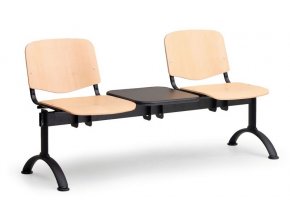 drevena lavice do cekaren dvojsedak stolek ISO 2