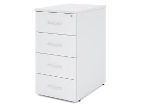 kontejner Impress 406 600 4 zasuvky ke stolu 76 bila