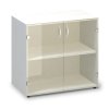 Skleněná skříň Pro Office 80x45,8x73,5 cm  + doprava ZDARMA