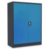 univerzalni kovova skrin 2 90 50 120 cylindricky zamek modra ral 5012 2