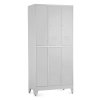 kovova satni skrinka 60 x 50 x 196,5 cm 6 boxu nastavitelne nohy cylindricky zamek seda ral 7035