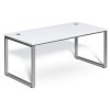 simple office 180 90 stul kovova podnoz bila stribrna