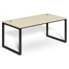 simple office 180 90 stul kovova podnoz dub svetly cerna