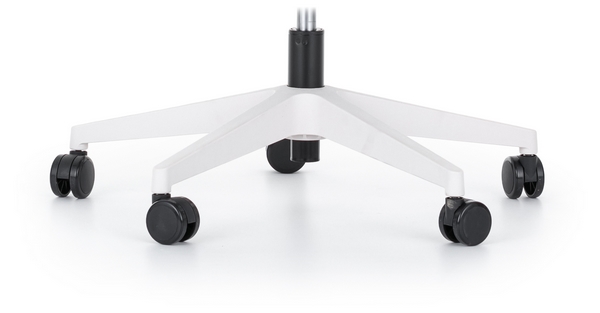 Plastový kříž s kolečky se postará o pohyb a stabilitu židle