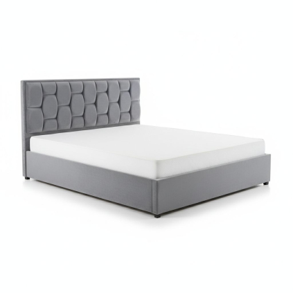 Postel Annabel 160 × 200 cm, šedá