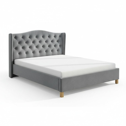Postel Aspen Velvet 160 x 200 cm, šedá