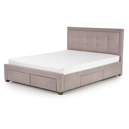 Postel Evora 160 × 200 cm, béžová