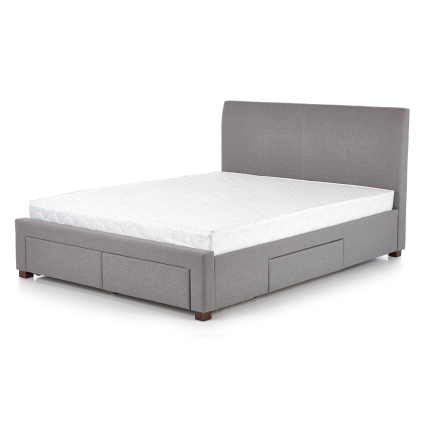 Postel Modena 160 × 200 cm, šedá