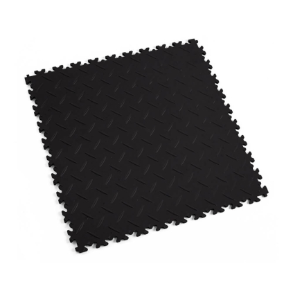 Dlažba Fortelock Industry ECO, vzor diamant, černá