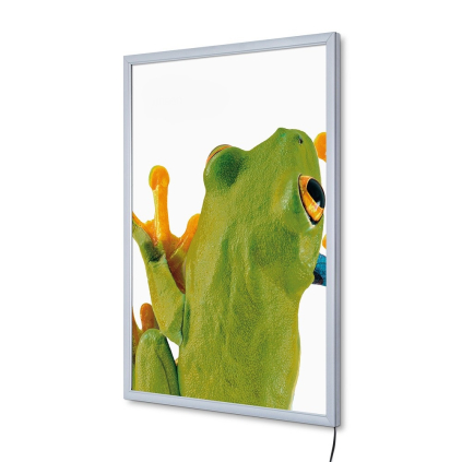 Světelný LED klaprám 50 x 70 cm, profil 19 mm, hliník