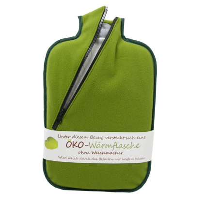 Termofor Hugo Frosch Eco Classic Comfort softshellový obal, 2 l, zelená