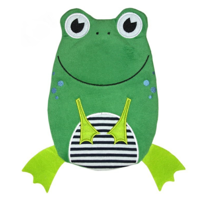 Termofor Hugo Frosch Eco Comfort - žába, 0,8 l, zelená