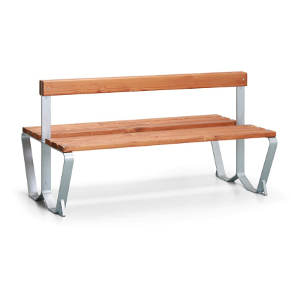 Venkovní lavice Club - 1,5m, teak