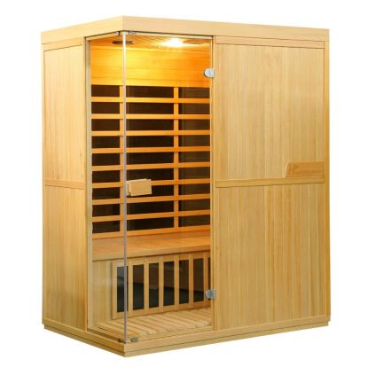 Sauna DeLuxe 3300 Carbon - BT, hnědá