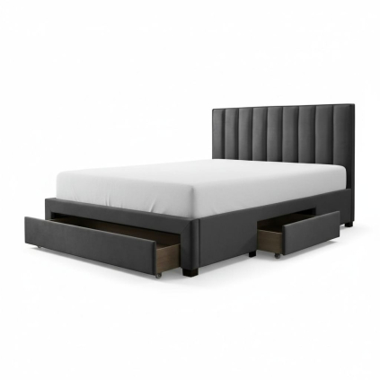 Postel Grace 160 × 200 cm, šedá