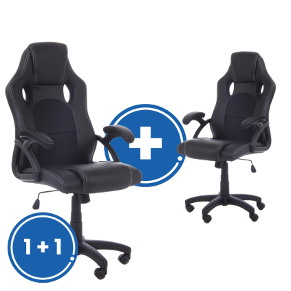 Kancelářské křeslo Speed 1 + 1 ZDARMA, černá