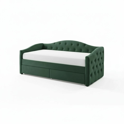 Postel Aloha 90 x 200 cm, zelená