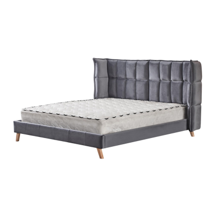 Postel Scandino 160 x 200 cm, šedá