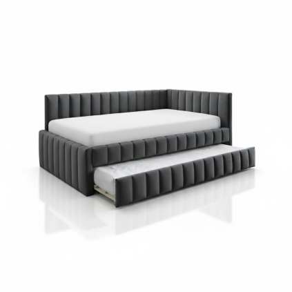 Postel Mikayla Velvet 120 x 200 cm, šedá