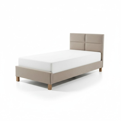 Postel Sierra Velvet 90 x 200 cm, béžová