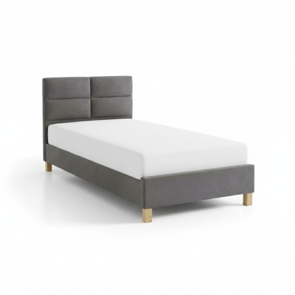 Postel Sierra Velvet 90 x 200 cm, šedá