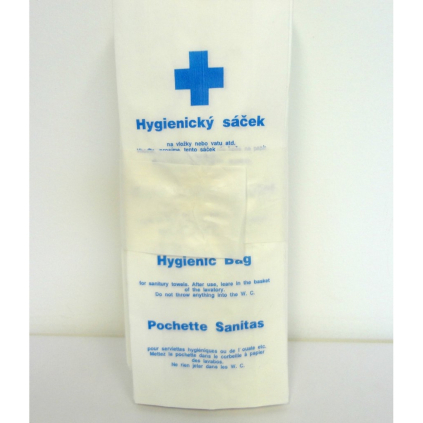 Hygienické sáčky 100 ks, bílá