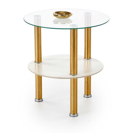 64601 konferencni stolek swansea s mramor zlata