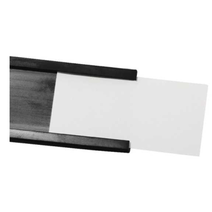 Etikety s fólií pro C-profil Magnetoplan 30 mm, bílá