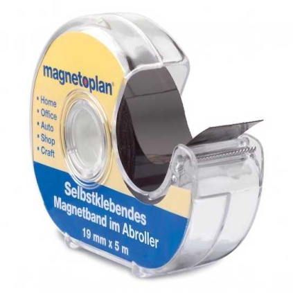 Samolepící magnetická páska Magnetoplan 5 m x 19 mm, černá