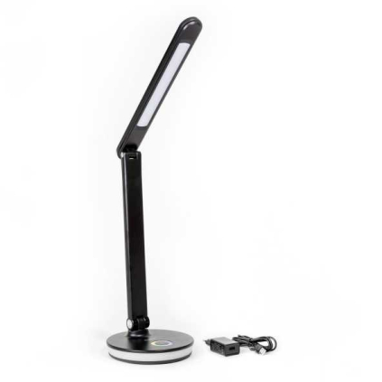 Stolní lampa Platinet 12 W, RGB osvětlení + USB, černá