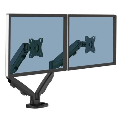 Držák monitoru Fellowes EPPA, 2 ramena, černá