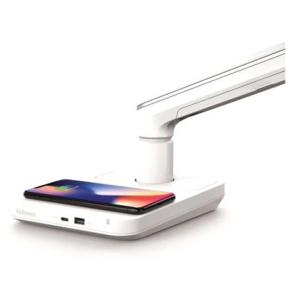 USB hub s bezdrátovou nabíječkou pro držáky TALLO a TALLO Modular, bílá