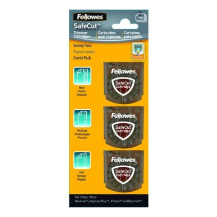 Rotační nástroj pro řezačky Fellowes Electron, Proton, Neutron - 3 ks, stříbrná