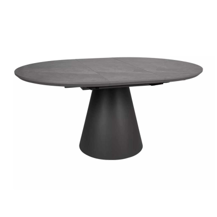 67553 jidelni stul angel 120 x 120 cm cerny mramor