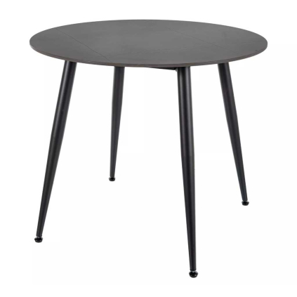 Jídelní stůl Rion - průměr 90 cm, černá